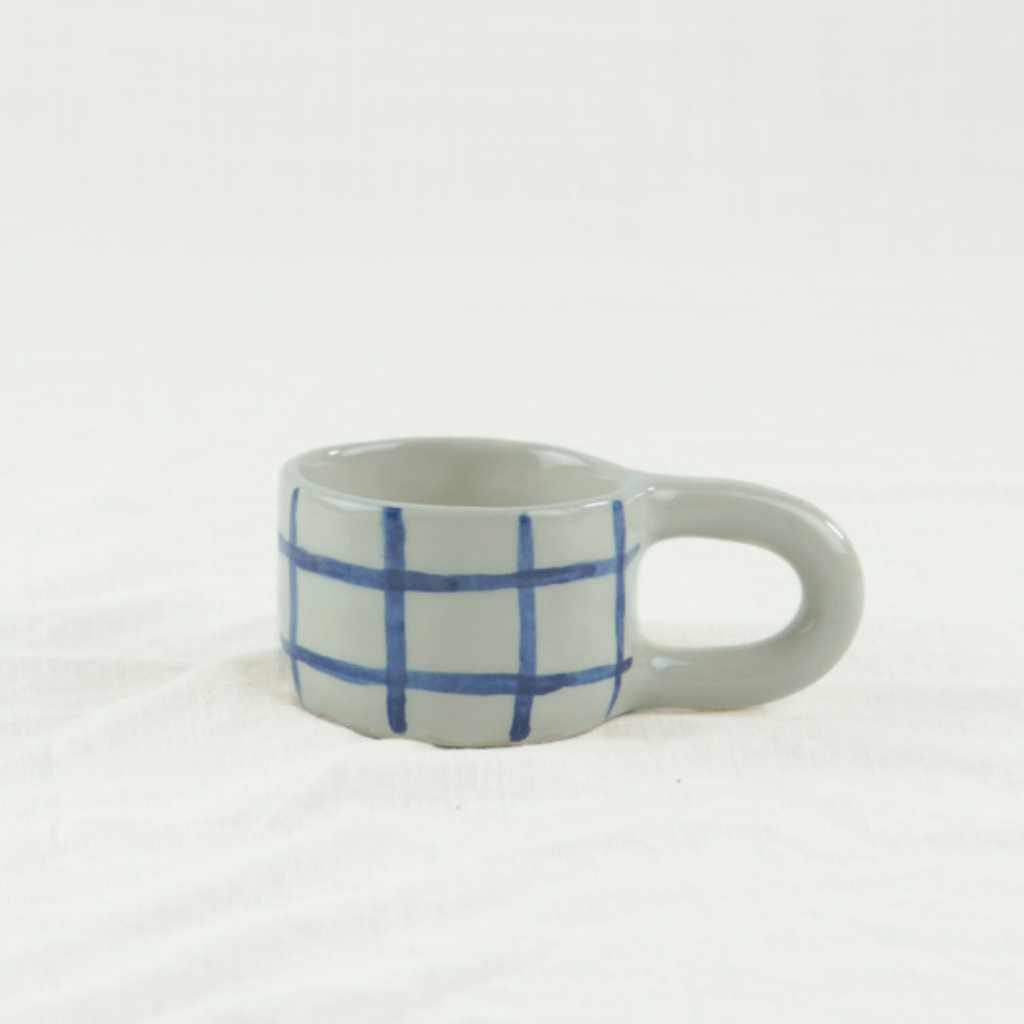 the coffee cup denim stripe