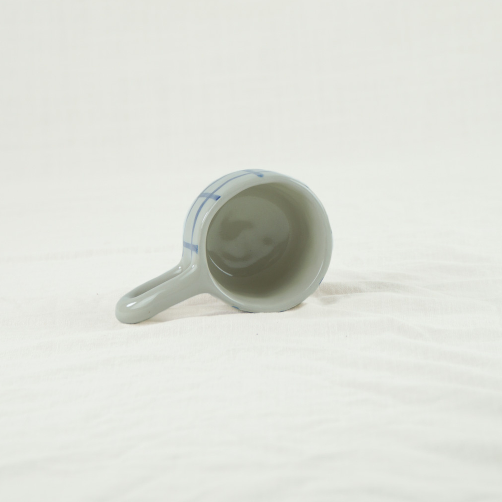 the coffee cup denim stripe