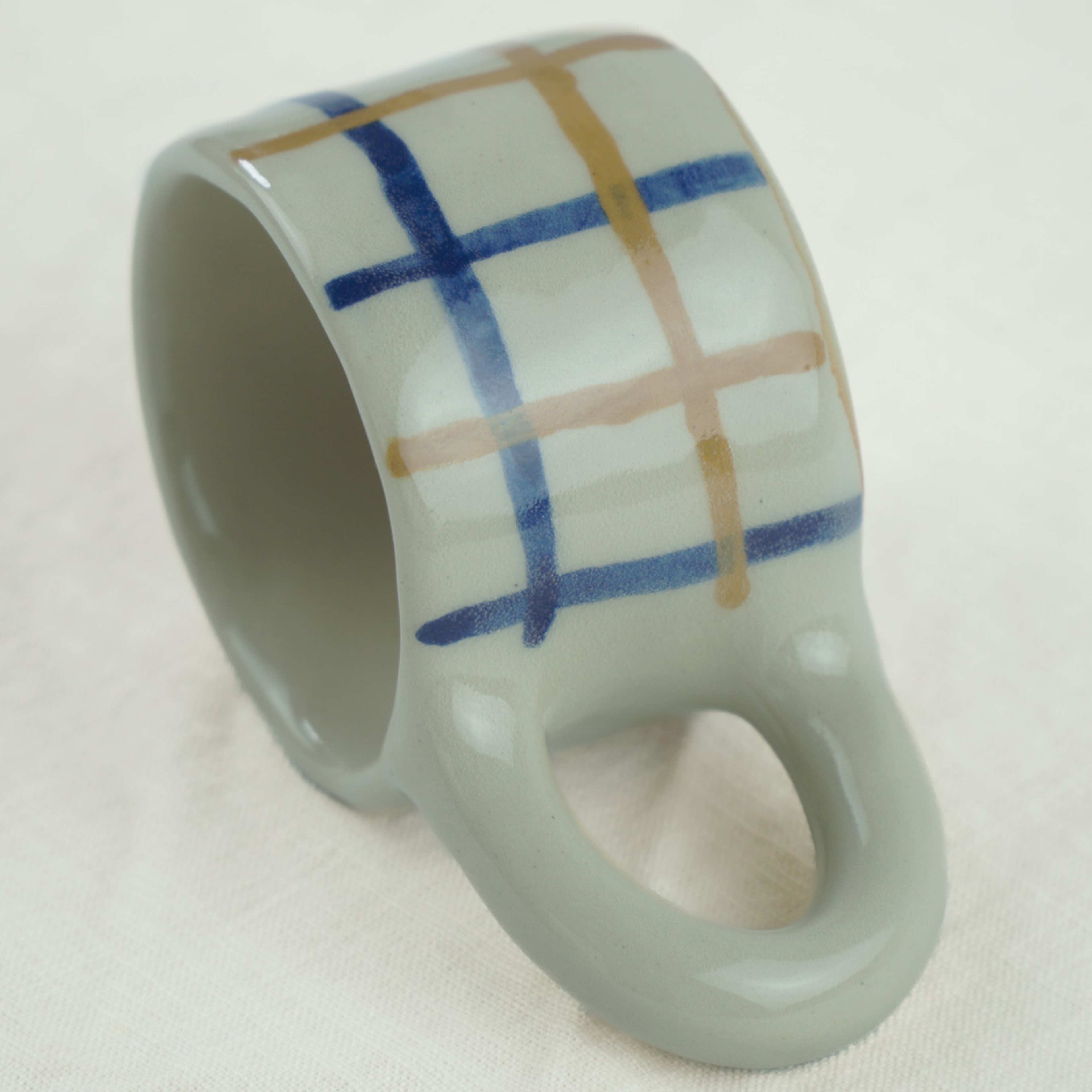 the coffee cup denim & wheat