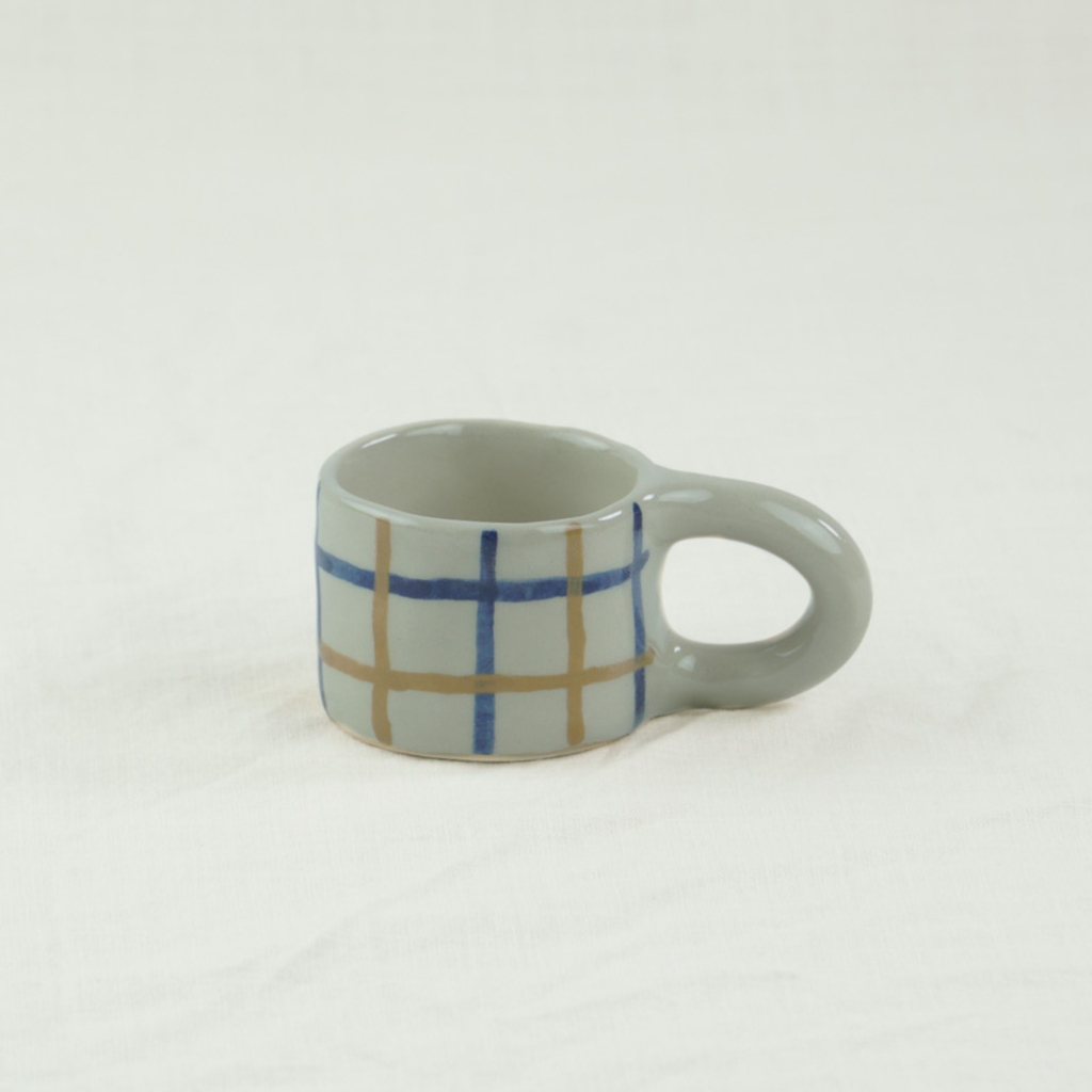 the coffee cup denim & wheat