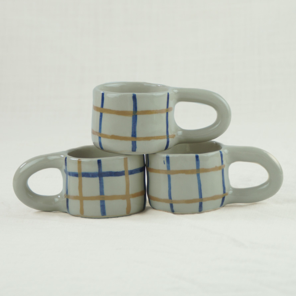 the coffee cup denim & wheat