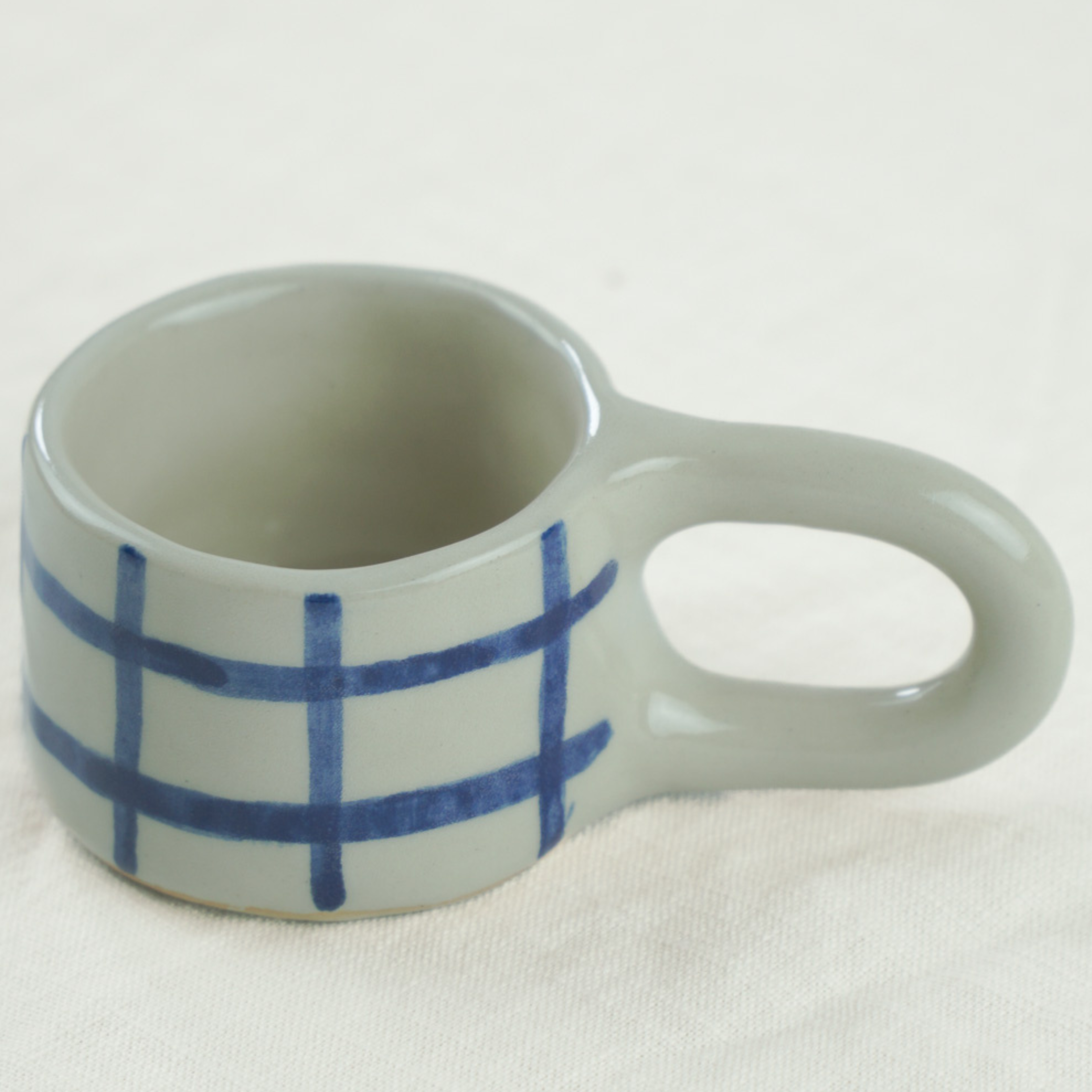 the espresso cup denim stripe