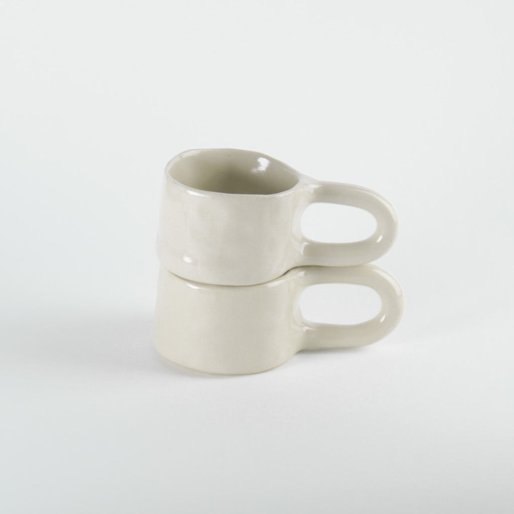 the espresso cup clay cream