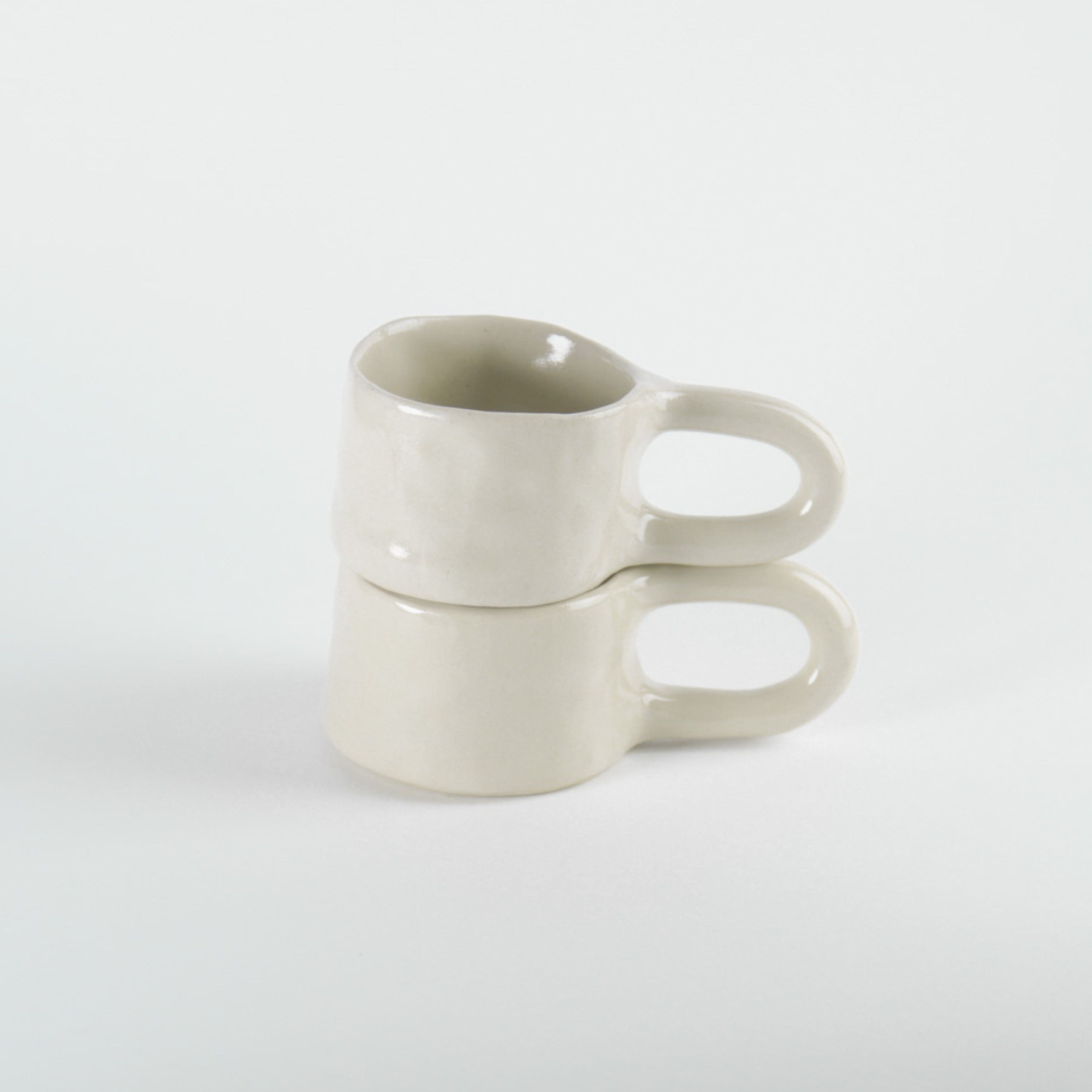 the espresso cup clay cream